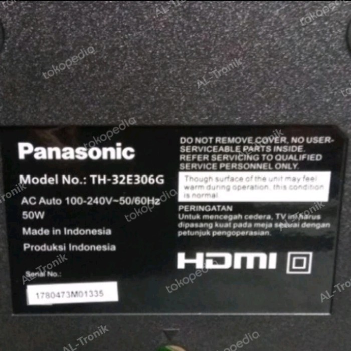 KAKI TV LED PANASONIC 32 INCH MODEL TH-32E306G 32E306 32E TH32E306G