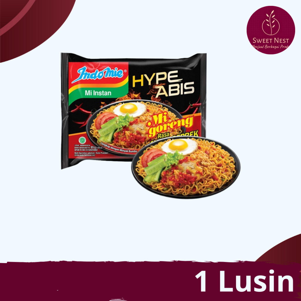 

Indomie Mie Instan HypeAbis Ayam Geprek Satu Lusin - 12 PCS (Bundling)