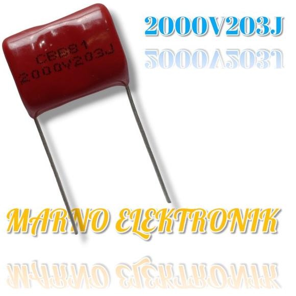 CAPASITOR MILAR 8N2 9N2 10N 12N 15N 18N 20N 22N 2000V 1600V 822J 822 912 103 123 153 183 203 223 J 2