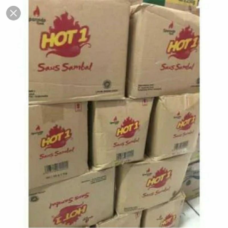

Saos Sambal Hot1 Per Dus Isi 10Pcs x 1Kg Khusus Cargo Dan Expedisi