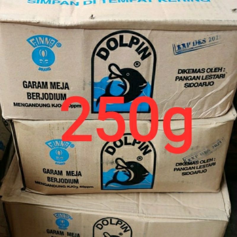 

Garam dolpin 250gr dolphin per dus isi 48pcs