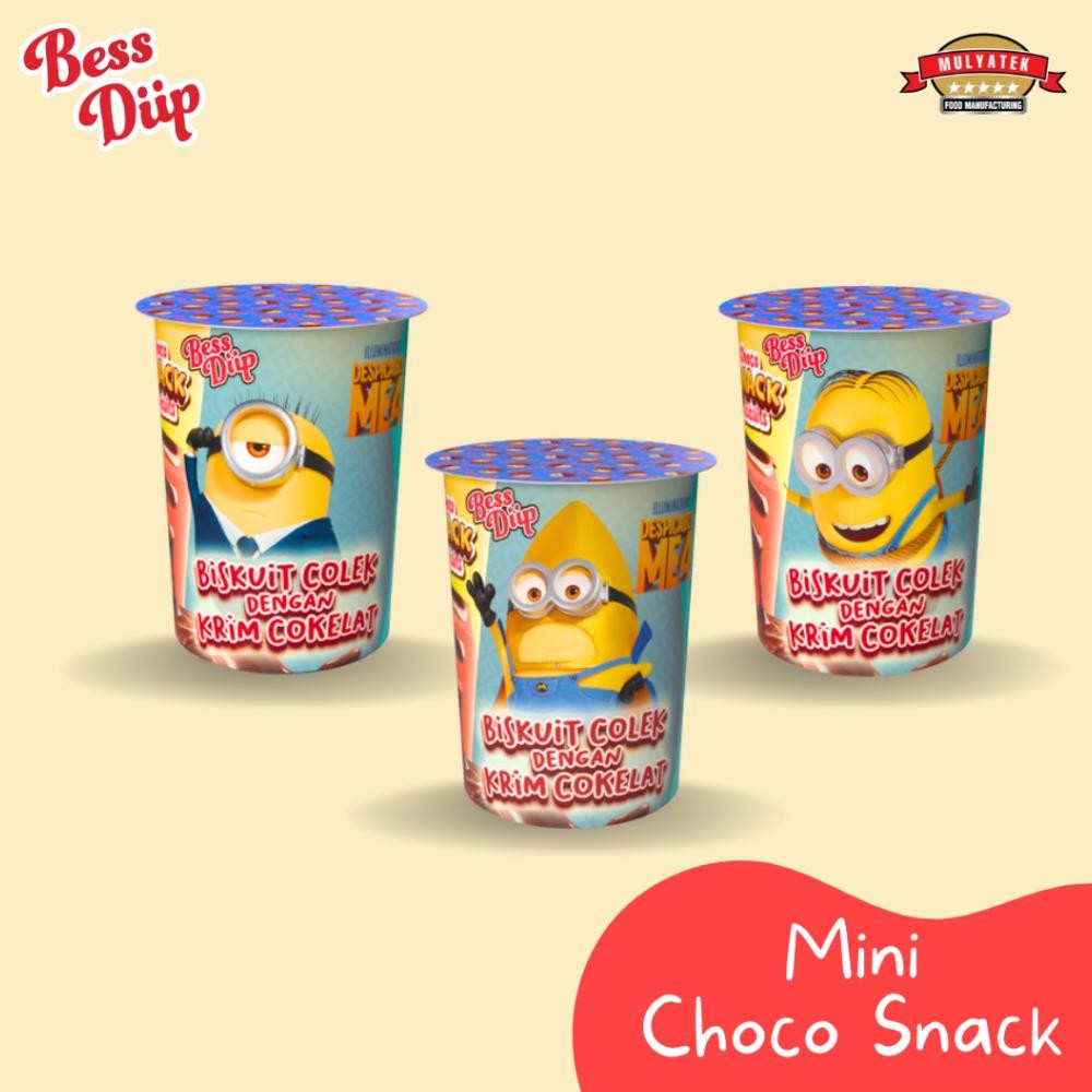 

Bess Diip Minions Chocolate Snack Mini Coklat Biskuit Biscuit Minion