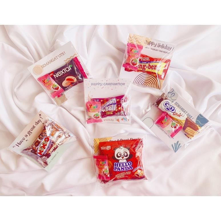 

(free custom tulisan) Mini Gift Birthday Snack Kado Hadiah
