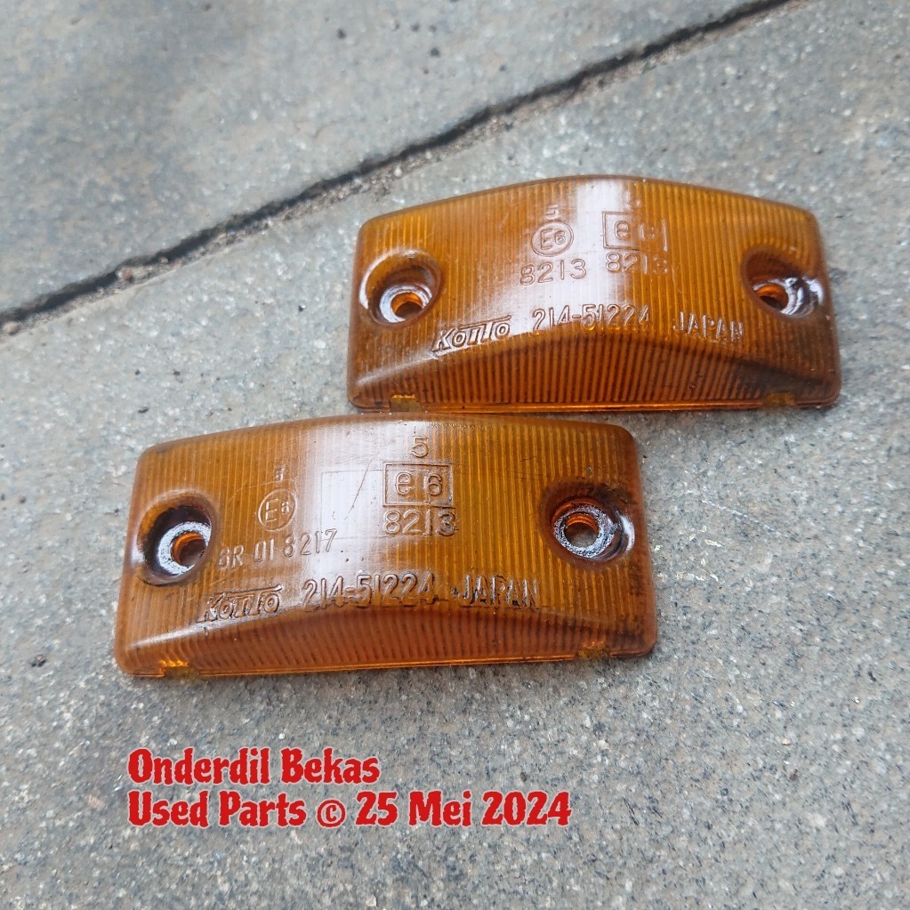 mika lampu fender daihatsu charade 1985 sepasang