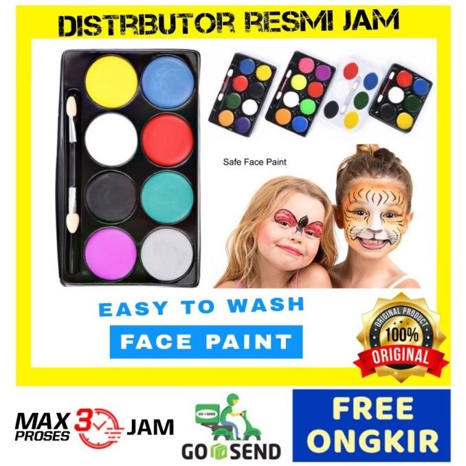 

READY! MAKEUP HALLOWEN / face painting face paint cat muka anak cat