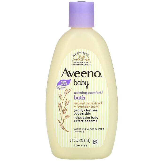 Aveeno Baby Calming Comfort Bath Lavender & Vanilla Body Wash Oat