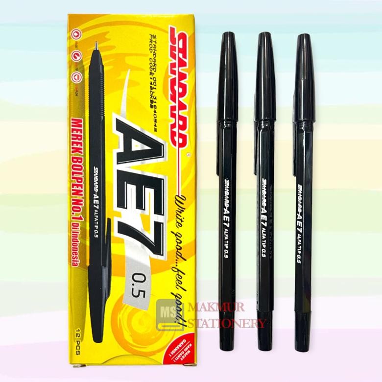 

Pulpen / Ballpoint / Pen Standard AE 7 (12 Pcs)