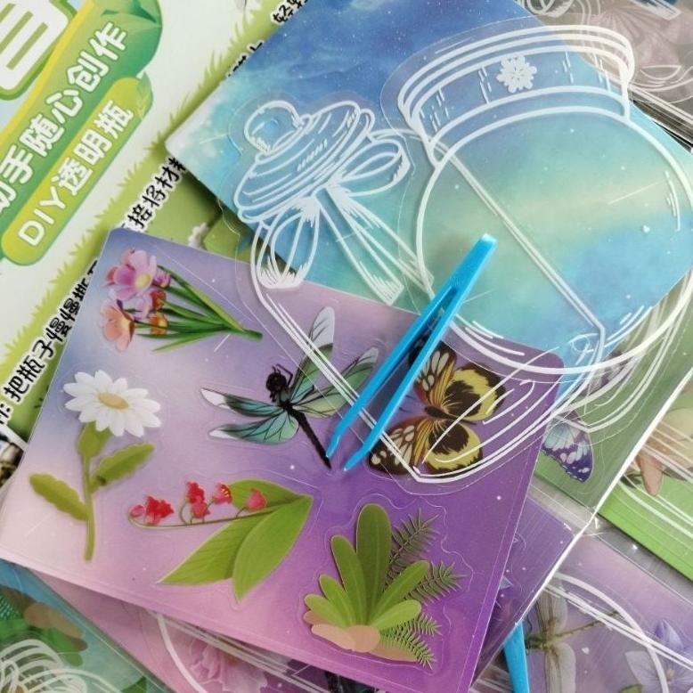 

1sachset MAINAN EDUKASI STIKER GELAS D.I.Y