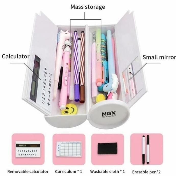 

TERMURAH tempat pensil aesthetic korea magnet kalkulator holder calculat PREMIUM J-42
