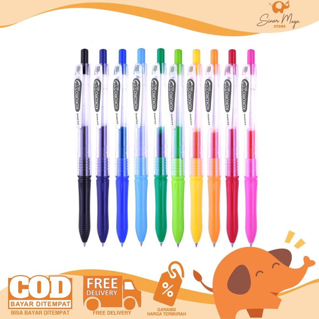 

Pulpen Gel Kokoro Zebra Kokoro Color 0,5mm Pulpen Gel Warna