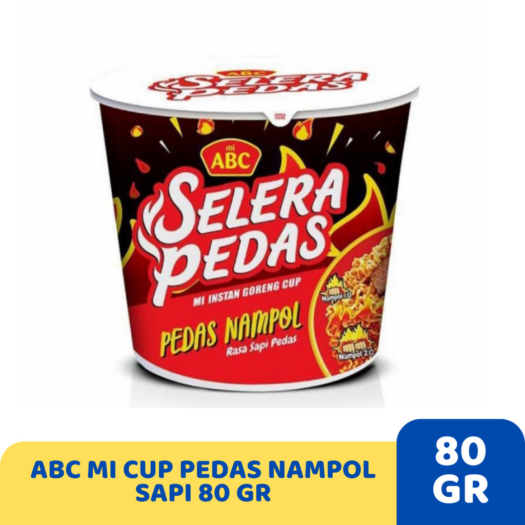 

ABC MI CUP PEDAS NAMPOL SAPI 80 GR