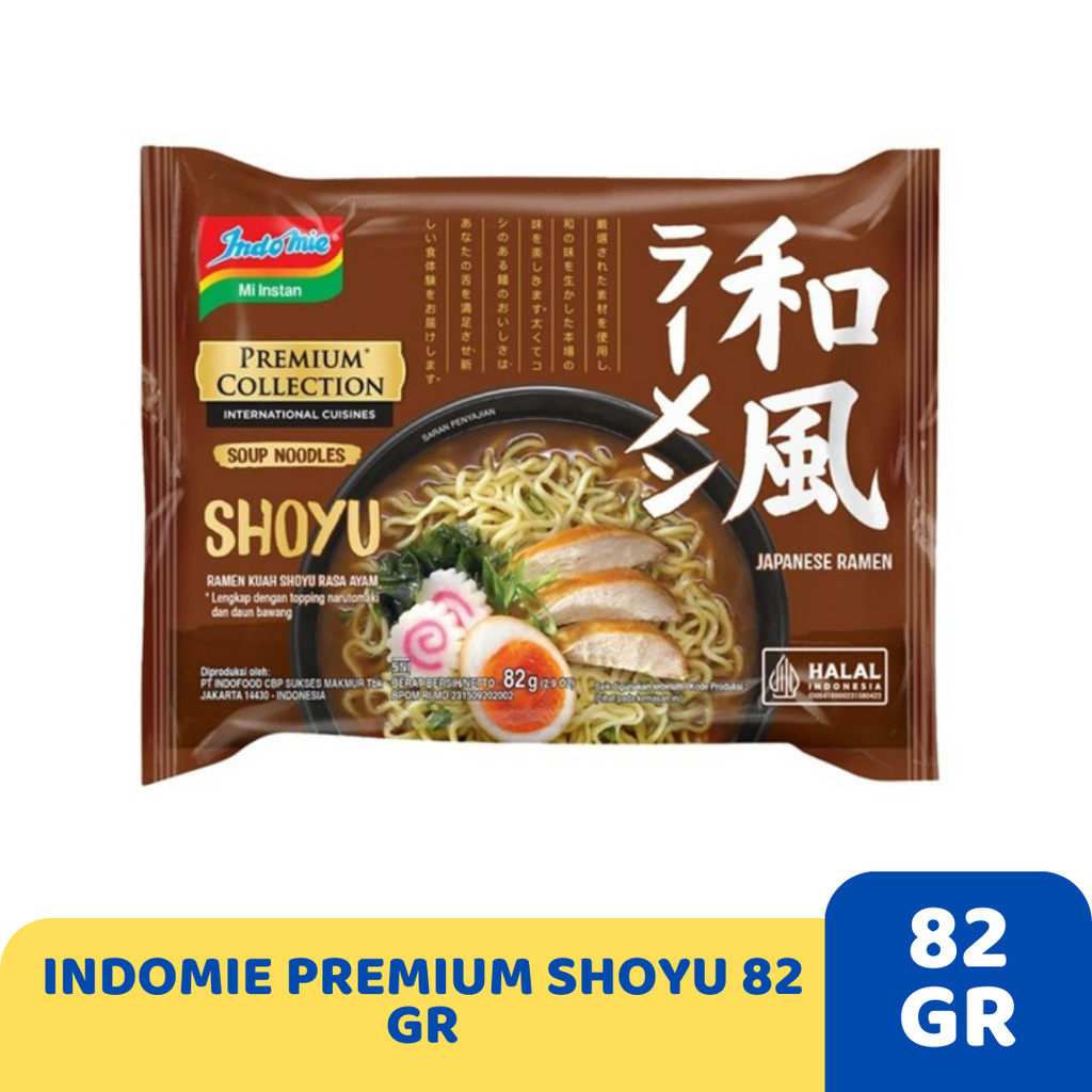 

INDOMIE PREMIUM SHOYU 82 GR