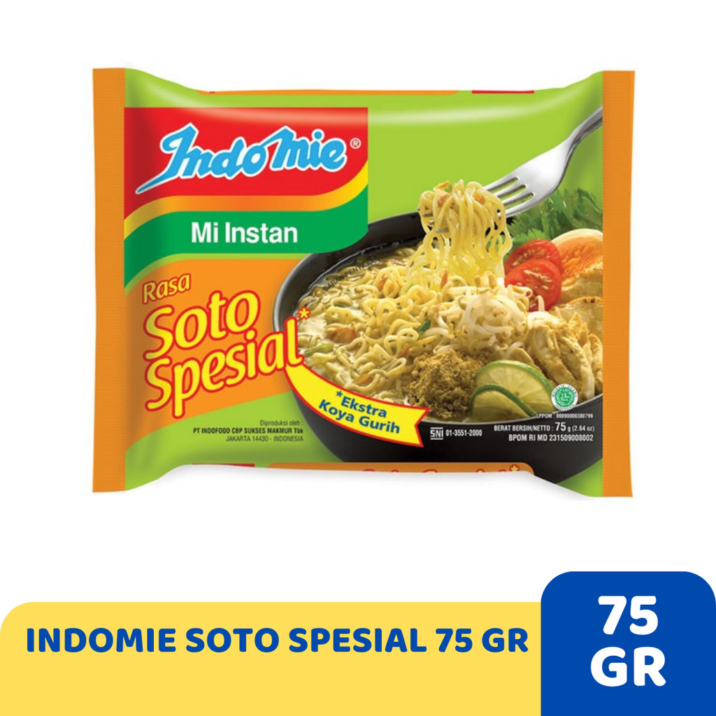 

INDOMIE SOTO SPESIAL 75 GR