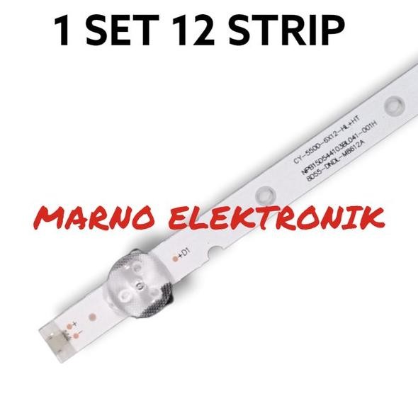 BACKLIGHT AKARI 55 IN 55D LE 55D88SB LE 55D88 SB LE55D88SB BL 6K LAMPU