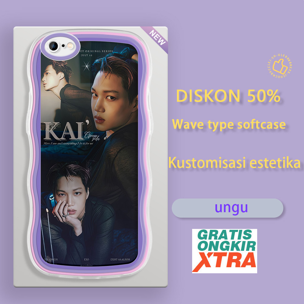 Apple iPhone 6 6S 7 8 11 PRO PLUS SE X XR XS MAX  Casing Ponsel  Korea EXO KAI Kim JongIn  warna-war
