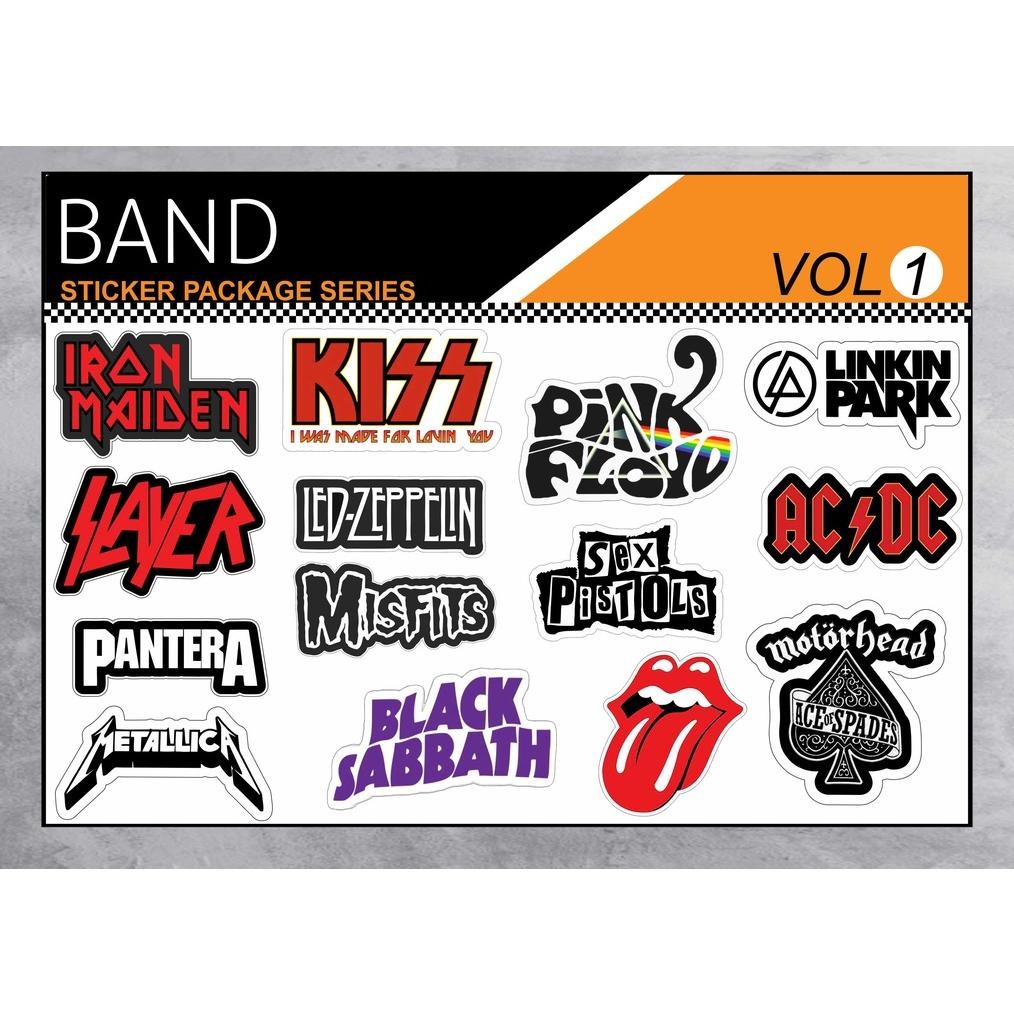 

STICKER PACK BAND - STICKER AESTHETIC - STIKER CASE - STIKER LAPTOP HP TUMBLER- STIKER MUSIK - VOL 1