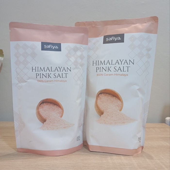 

Garam Merah Mudah Himalayan Pink Salt Garam Dapur Tinggi Mineral 100% Organic Gerai Moslem