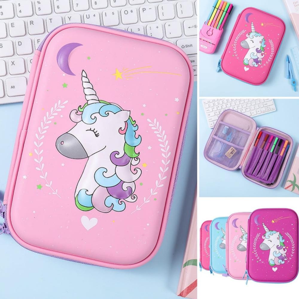 

ew-45 Tempat Pensil 3D Unicorn Kotak Pensil Unicorn Rambut Kado Ultah Anak Unicorn murah berkualitas Viral