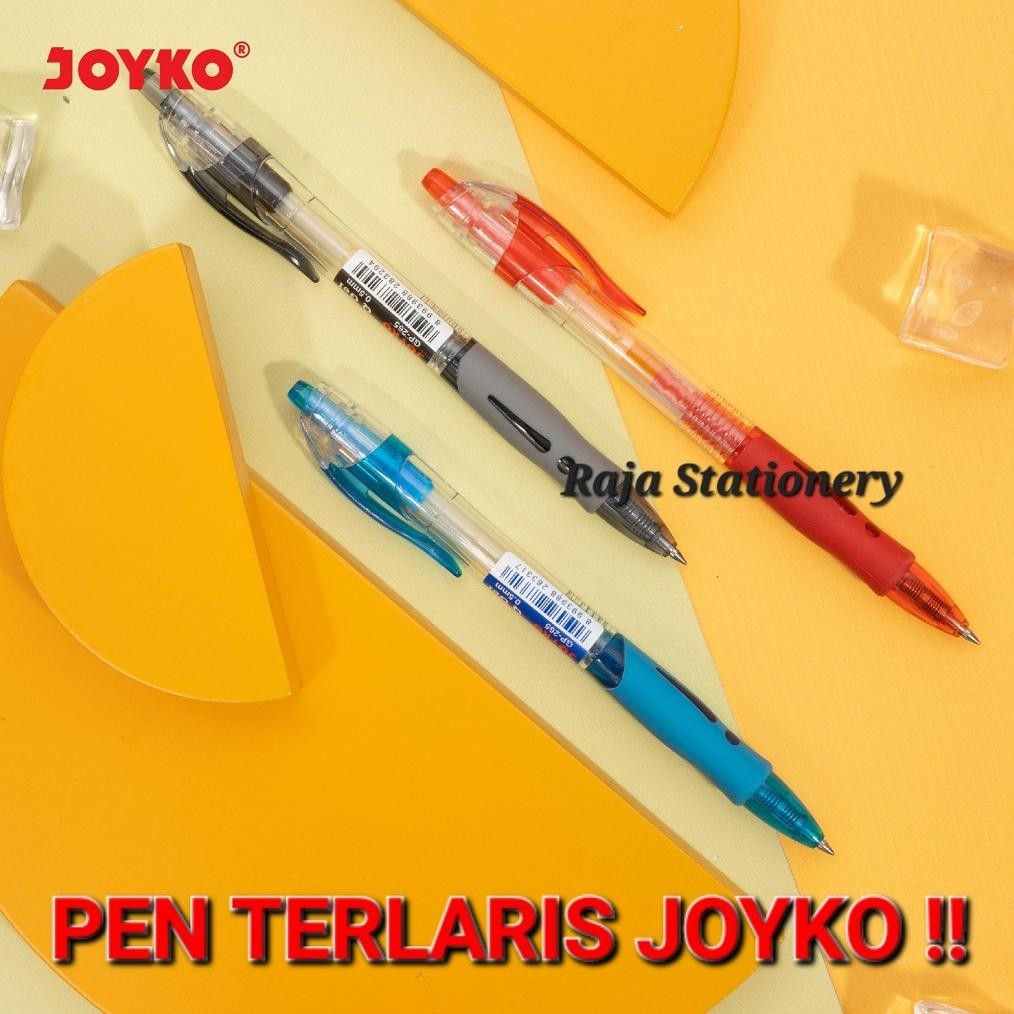 

ghs-55 JOYKO GEL PEN QGEL GP-265 PENA PULPEN JOYKO CETEK HITAM BIRU MERAH GP265 REFILL PEN Q-GEL GP-265 [BOX] Terlaris