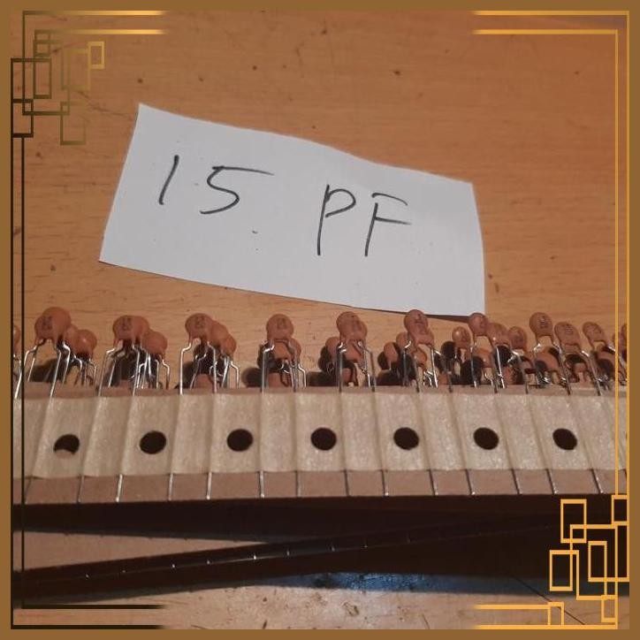 

[SPL] CERAMIC 15PF 15 PF 15 - RAIL KERTAS - KAKI BENGKOK - KUALITAS BAIK