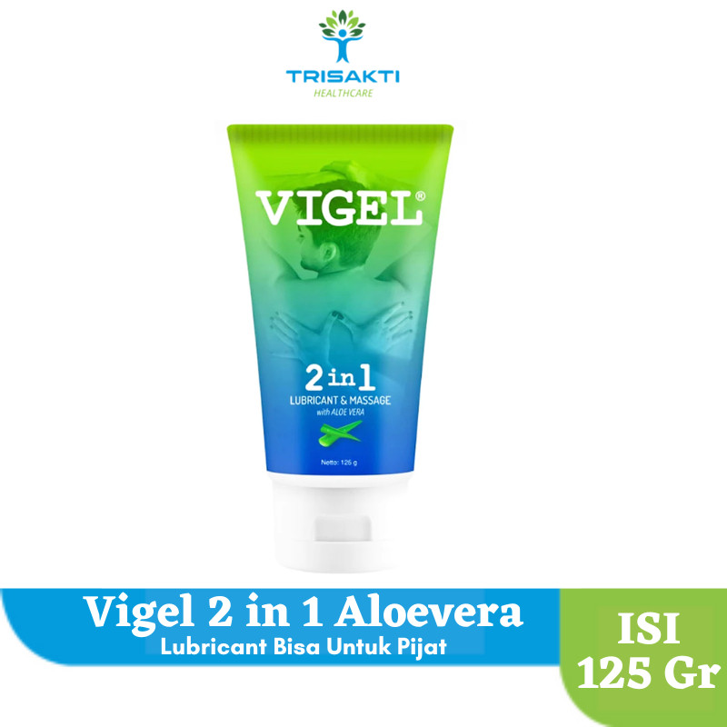 PROMO VIGEL LUBRICANT & MASSAGE GEL 2IN1 ISI 125 GR - PELUMAS PELICIN SEX MS V TERMURAH