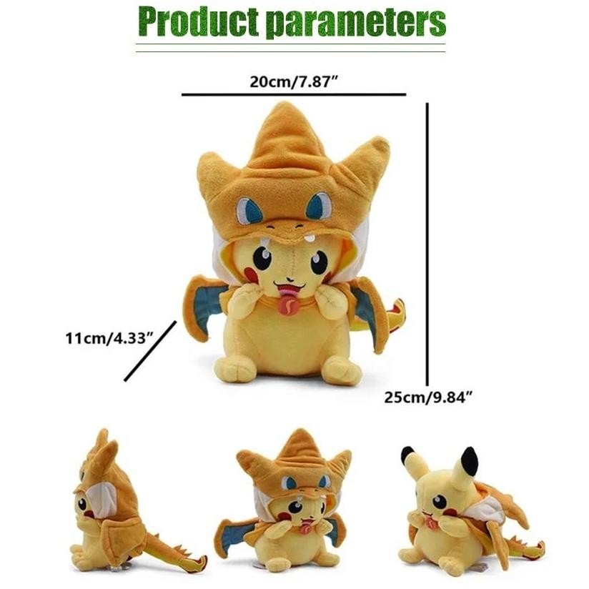 Mainan Boneka Boneka Pokemon Pikachu Charizard / Boneka Anak Pokemon / Boneka Pokemon Go Pikachu Cha