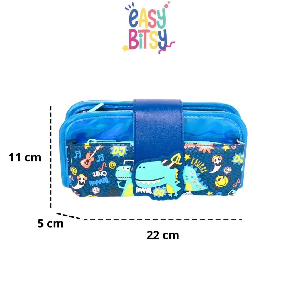 

hj-54 Easybitsy Tempat Pensil 3 Lipat Pensil Case Anak Laki-Laki TK-SD Dino, Astronot, Soccer- Woody Terlaris