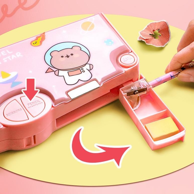 

Ok75 Kotak Pensil Plastik Besar Pelajar Kartun Kawaii Kotak Pensil Multifungsi Hadiah Anak-anak Kotak Pena Kotak Alat Tulis Perlengkapan Sekolahtempat pensil aesthetic Murah