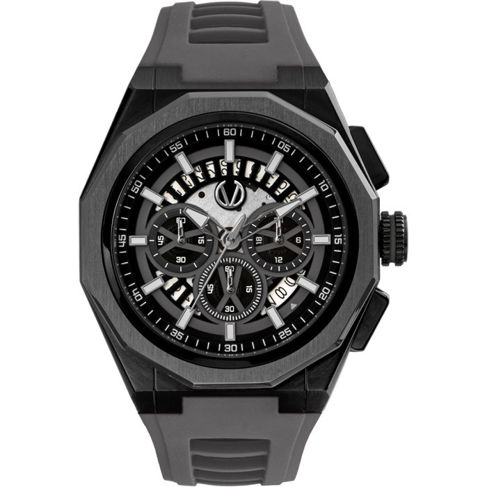 Jam Tangan CHRIST VERRA Pria Original CV 12189G-36 BLK/GRY