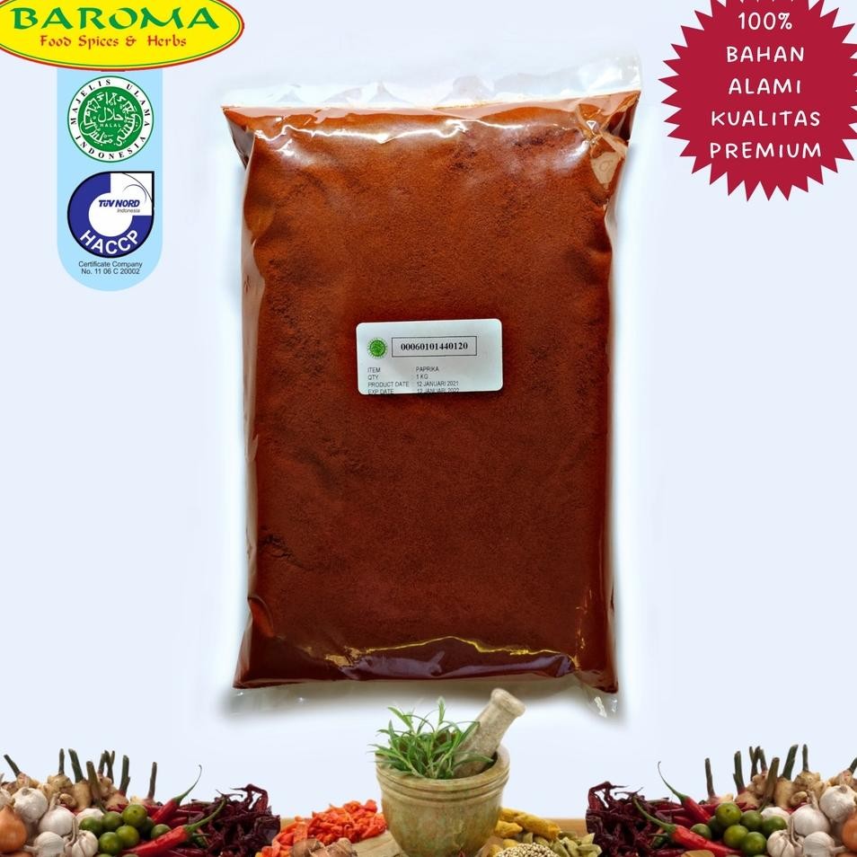 

Paprika Bubuk Halus / Bell Pepper Powder 1Kg