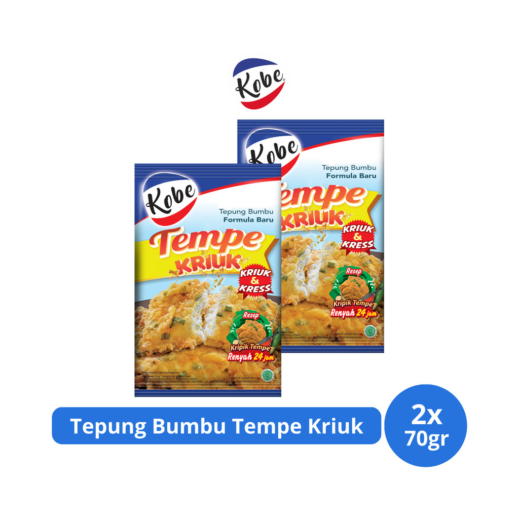 

Kobe Tepung Bumbu Tempe Kriuk 70gr x 2 pcs