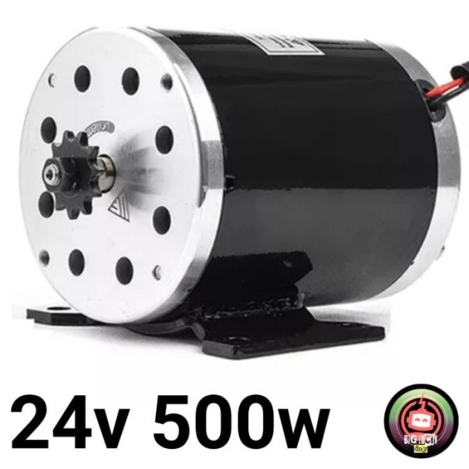 Dinamo 24V 500W My1020 Dc Motor Brushed Scooter Listrik Skuter Part Original