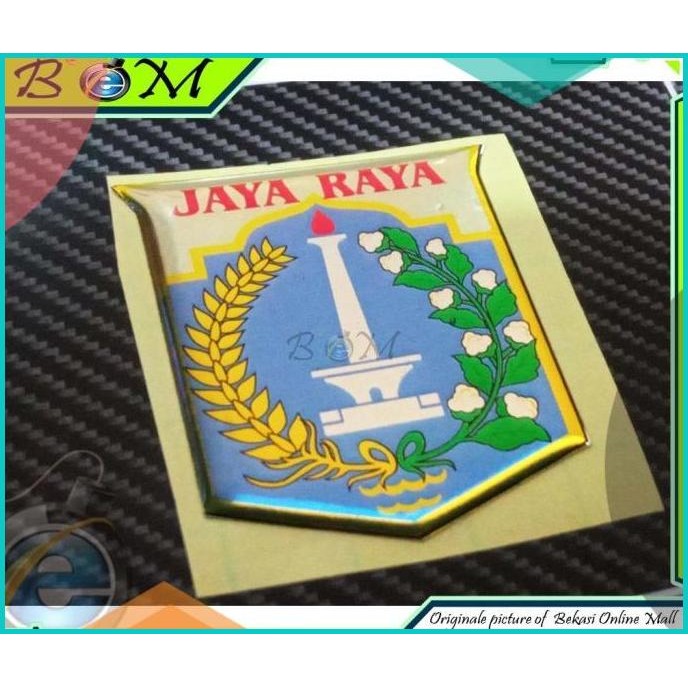 

Sticker stiker Logo timbul dki jakarta jaya raya 140BZ4 perkakas