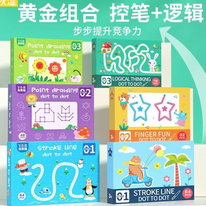 

et-98 Pen training pen control magic worksheet book mainan edukasi anak Original