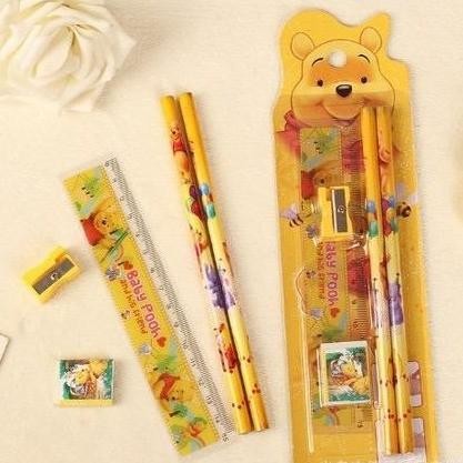 

u-45 DOS Stationery Set 5 in 1 Alat Tulis Anak Sekolah Penghapus penggaris Sale