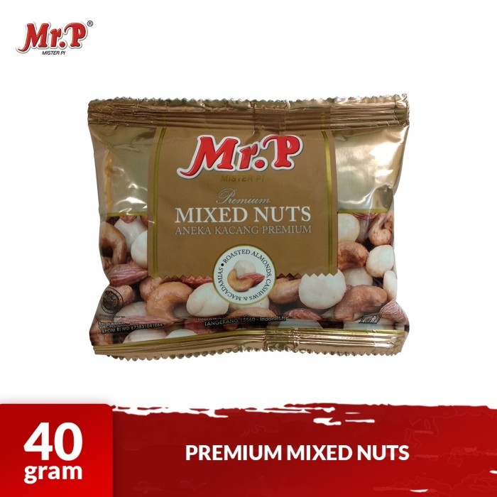 

Mr.P - Aneka Kacang Premium 40gr - Premium Mix Nuts