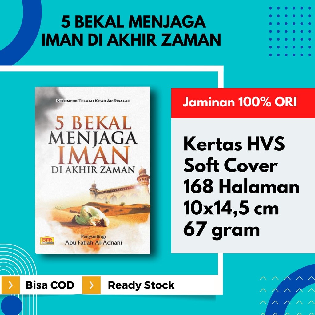 5 Bekal Menjaga Iman Di Akhir Zaman Pustaka Arafah Original