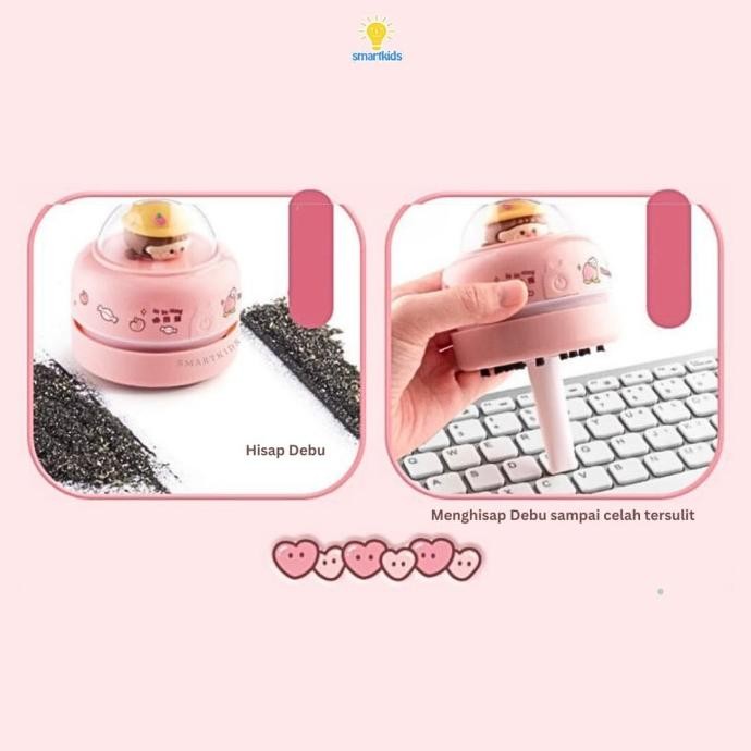 

see-97 Stationary Vacuum Cleaner Elektrik Otomatis Pembersih Debu Penghapus Rautan Pensil Mini Desk Vacuum Set Stationery Alat Tulis Electric Perlengkapan Belajar Sekolah Edukasi Gift Hadiah Hampers Murah