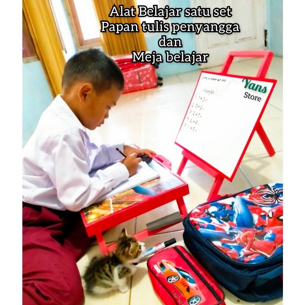 

Murah 1 Set Paket Hemat Alat Tulis/Papn Tulis Penyangga 30X40/Meja Belajar Karakter/Papan Tulis Murah/Papantulis Karakter/White Board/Papn Tulis Lengkap Dan Murah Promo