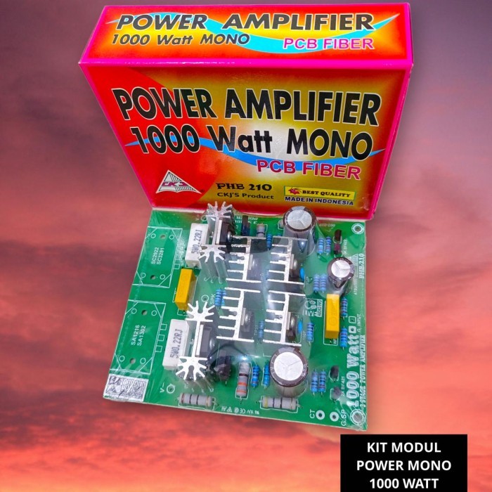 #@#@#@#@] Kit Driver Power Mono Scorpio PHB 210 1000W PHB210 Modul Amplifier