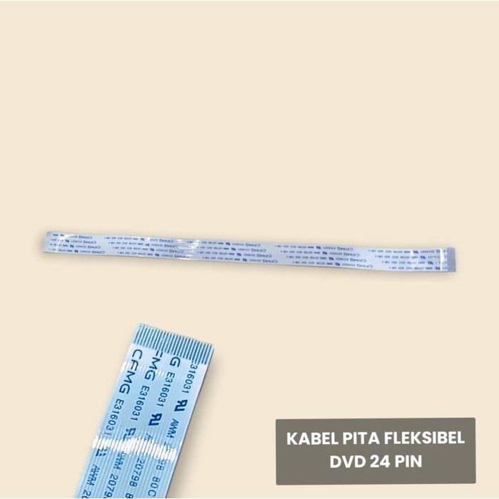 Termantab] Kabel Fleksibel Optic DVD 24 Pin 24P Cable Pita Optik