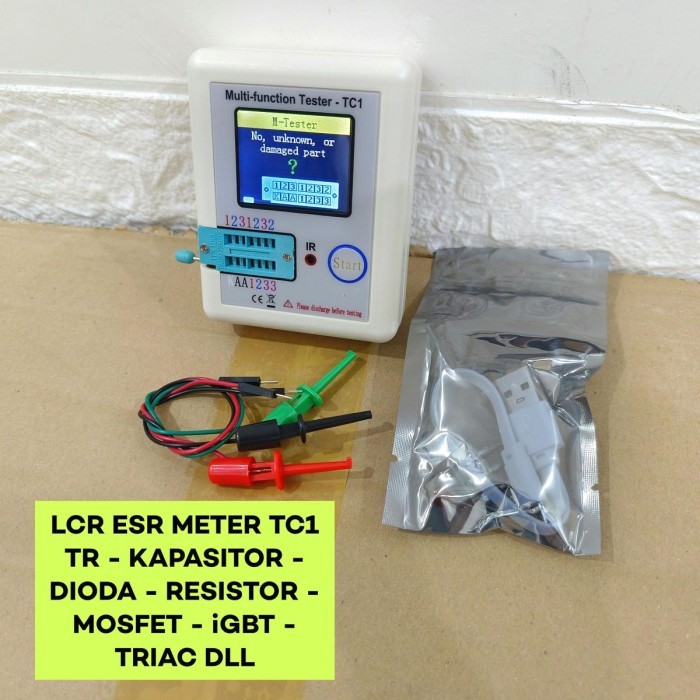 paling diminati] ESR Meter TC-1 Transistor Kapasitor Dioda LCR Tester TC1 TC-1