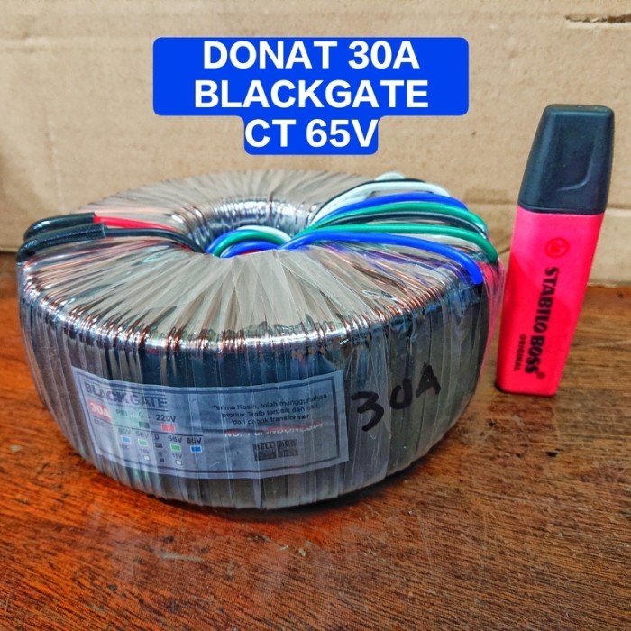 ><><><] Trafo Donat Toroid 30A CT 56-65V Bombardir BLACKGATE BELL BGR Original