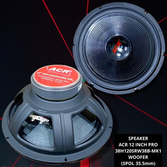 #@#@#@#@] Speaker ACR 12 Inch Pro 38B ACR 12 Pro 38B MK1 30H120 Woofer Original