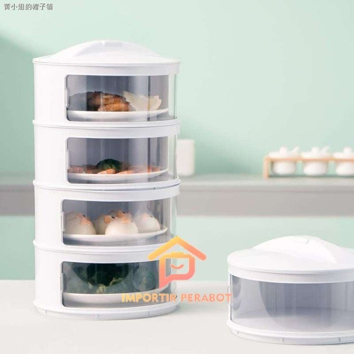 

Terbaru tempat makan 4 susun /tudung saji 4 susun ato rak makanan 4 tingkat Limited