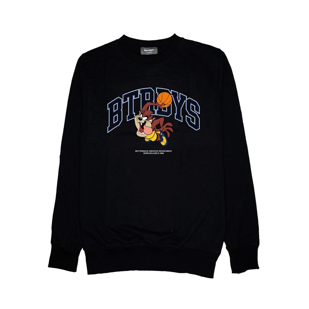 Promo Sweater Crewneck Black Betterdays Tazmania