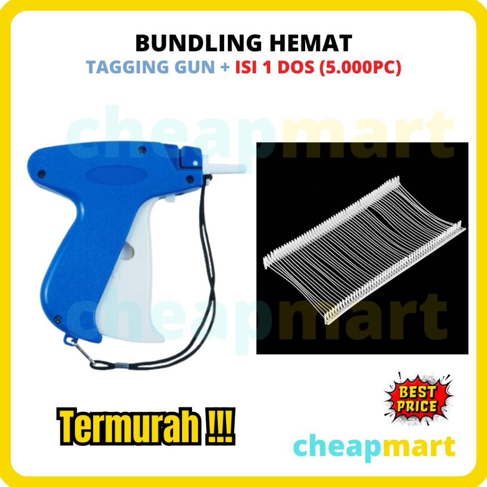 

Original Bundling Tagging Gun Tembak Label Harga Baju Bonus Isi 5.000 Pcs Pasti Murah Taggun Flase Sale