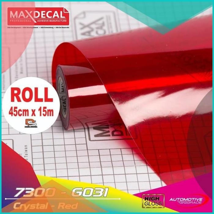 

ROL Sticker Maxdecal 7300 Transparent Transparan high Gloss ROLL 140B