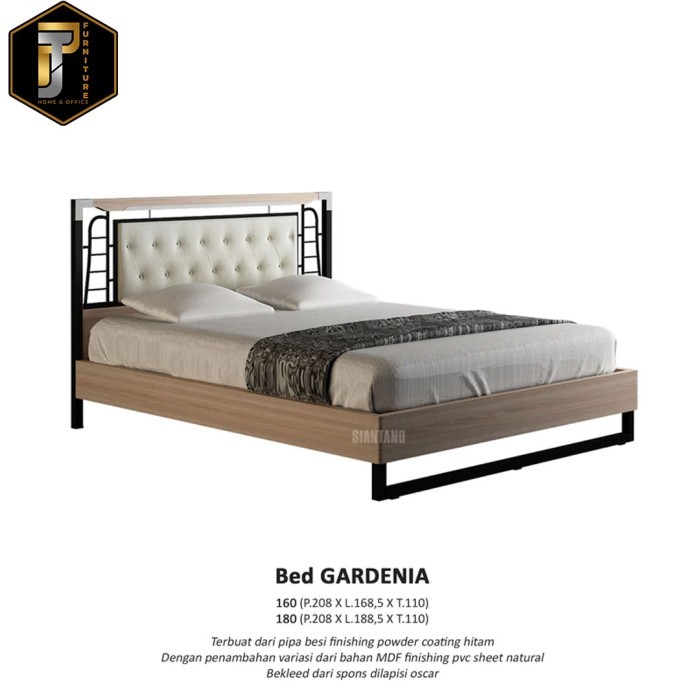 ------] Ranjang / Bed Besi Siantano Gardenia Murah Pontianak
