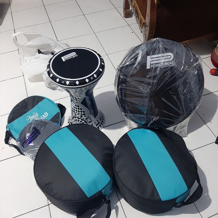 LIMITED EDITION alat musik rebana hadroh satu set